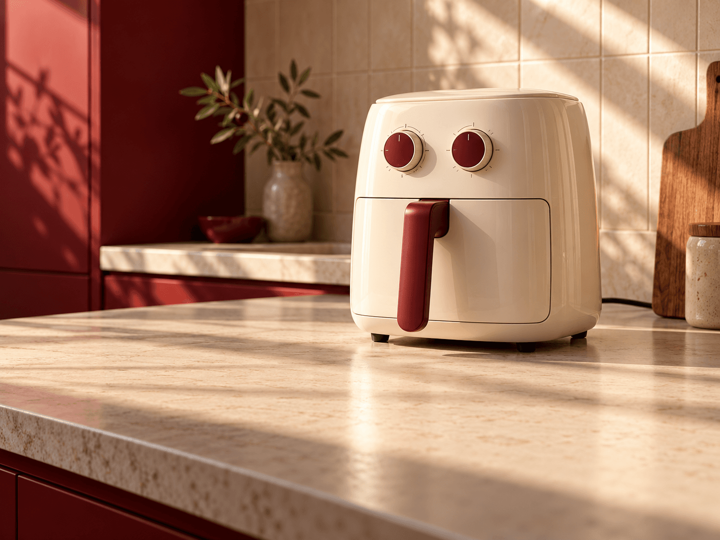Kitchen appliance in use